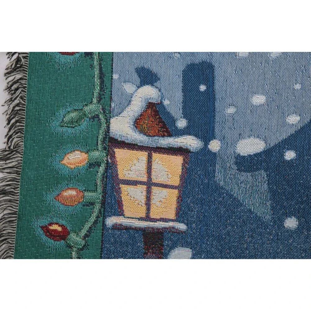 Large Winter Snowman Tapestry 54